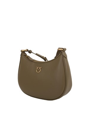 Borsa Pinko Mini Love Bag Half Moon Simply verde in DONNA
