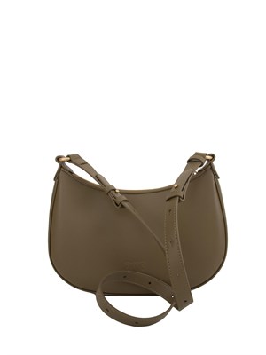 Borsa Pinko Mini Love Bag Half Moon Simply verde in DONNA