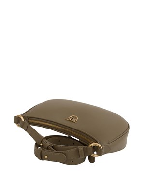 Borsa Pinko Mini Love Bag Half Moon Simply verde in DONNA