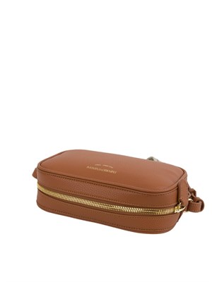 Camera case a tracolla Emporio Armani stampa cervo cuoio in DONNA
