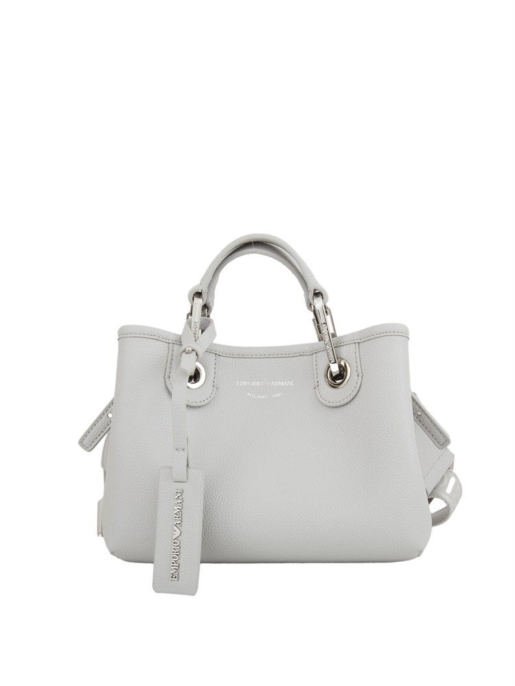 Mini bag Emporio Armani stampa cervo grigio