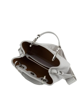 Mini bag Emporio Armani stampa cervo grigio in DONNA