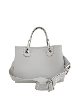 Shopper piccola Emporio Armani stampa cervo grigio in DONNA