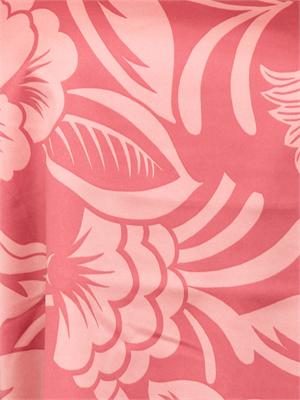 Top canotta Emme Marella in raso rosa con stampa foliage all over in DONNA