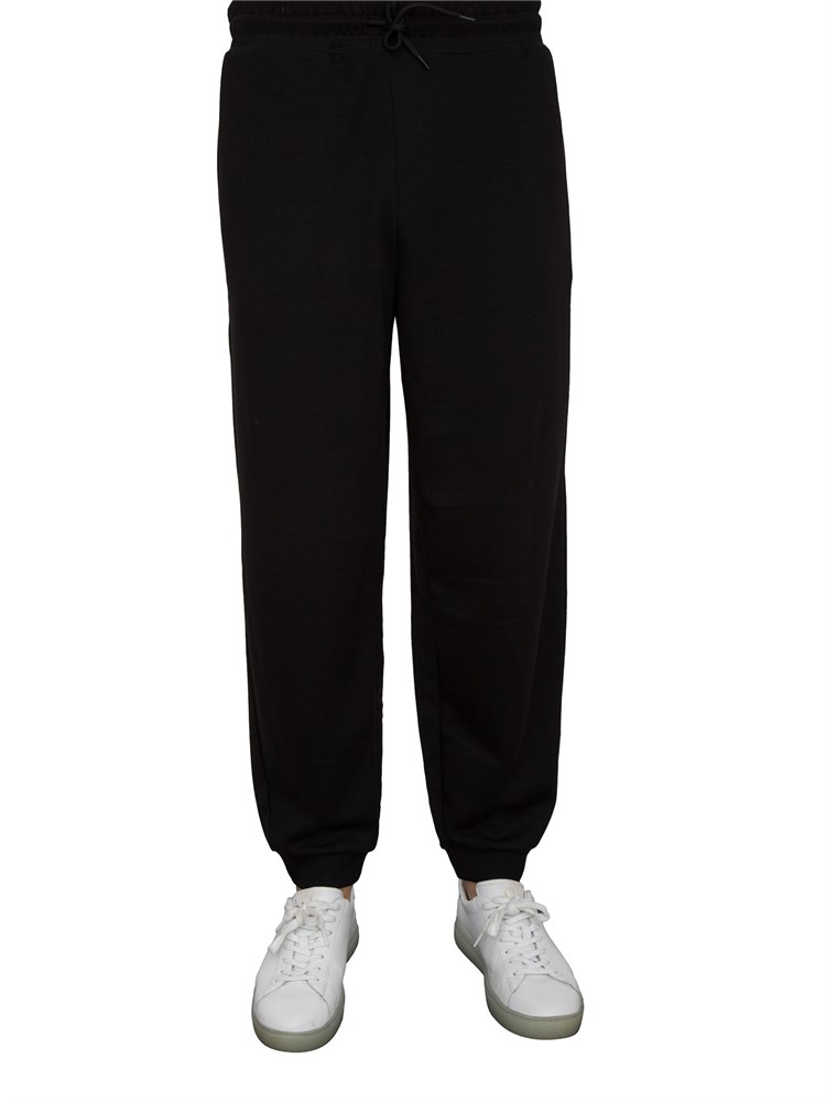 EA7 EMPORIO ARMANI Pantaloni jogger EA7Core Identity Unisex in misto viscosa stretch nero