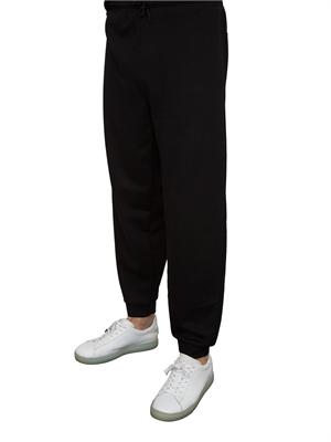 EA7 EMPORIO ARMANI Pantaloni jogger EA7Core Identity Unisex in misto viscosa stretch nero in UOMO