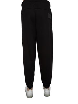 EA7 EMPORIO ARMANI Pantaloni jogger EA7Core Identity Unisex in misto viscosa stretch nero in UOMO