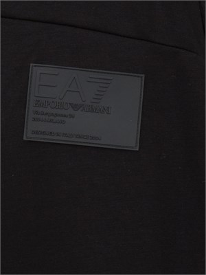EA7 EMPORIO ARMANI Pantaloni jogger EA7Core Identity Unisex in misto viscosa stretch nero in UOMO