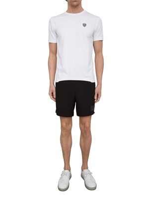 EA7 EMPORIO ARMANI Bermuda sportivo EA7 nero in UOMO