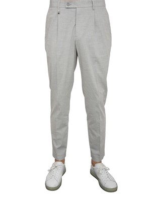 Pantaloni Antony Morato Luis in misto lino grigio in UOMO