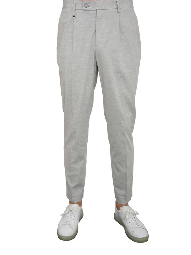 Pantaloni Antony Morato Luis in misto lino grigio