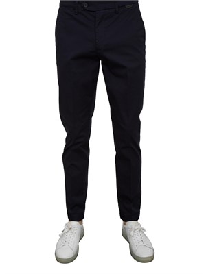 Pantaloni Antony Morato Bryan in misto cotone blu in UOMO
