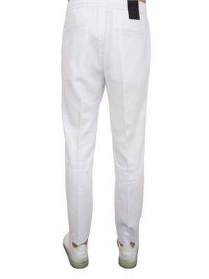 Pantalone Antony Morato Neil in misto lino bianco in UOMO