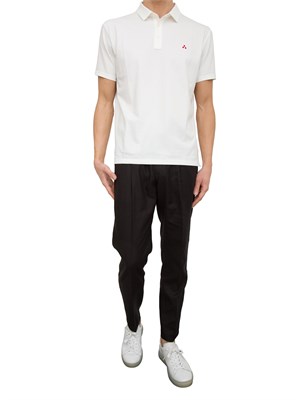 Pantalone Antony Morato Neil in misto lino nero in UOMO