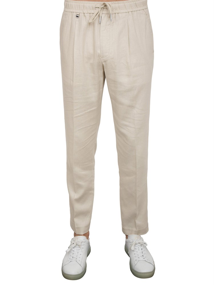 Pantalone Antony Morato Neil in misto lino beige