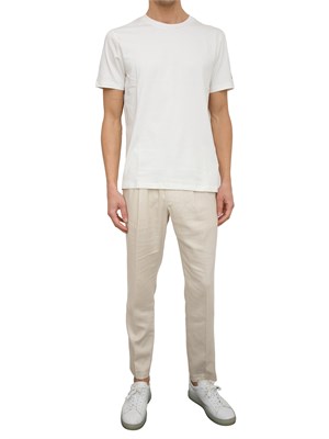 Pantalone Antony Morato Neil in misto lino beige in UOMO