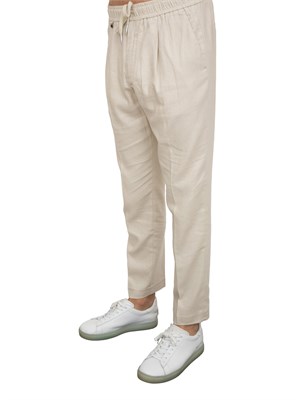 Pantalone Antony Morato Neil in misto lino beige in UOMO