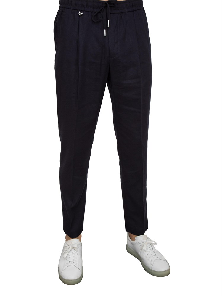 Pantalone Antony Morato Neil in misto lino blu