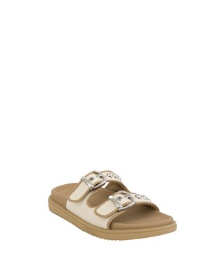 Sandalo a doppia fascia Marella beige in DONNA