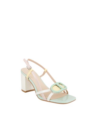 TWIN-SET Sandali Twinset in vernice multicolor in DONNA