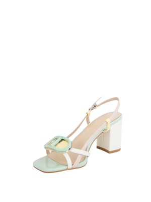 TWIN-SET Sandali Twinset in vernice multicolor in DONNA