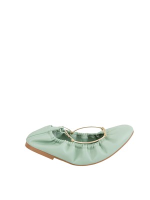 TWIN-SET Ballerine con cinturino Twinset acquamarina in DONNA