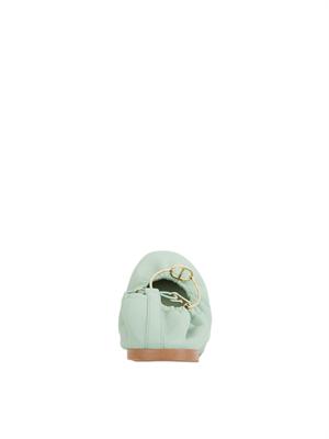 TWIN-SET Ballerine con cinturino Twinset acquamarina in DONNA
