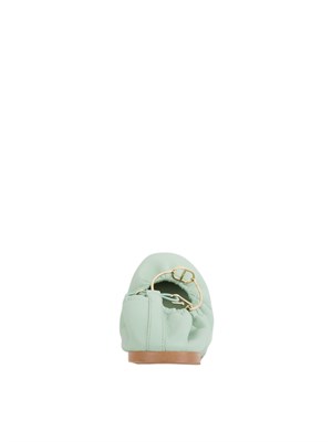 TWIN-SET Ballerine con cinturino Twinset acquamarina in DONNA