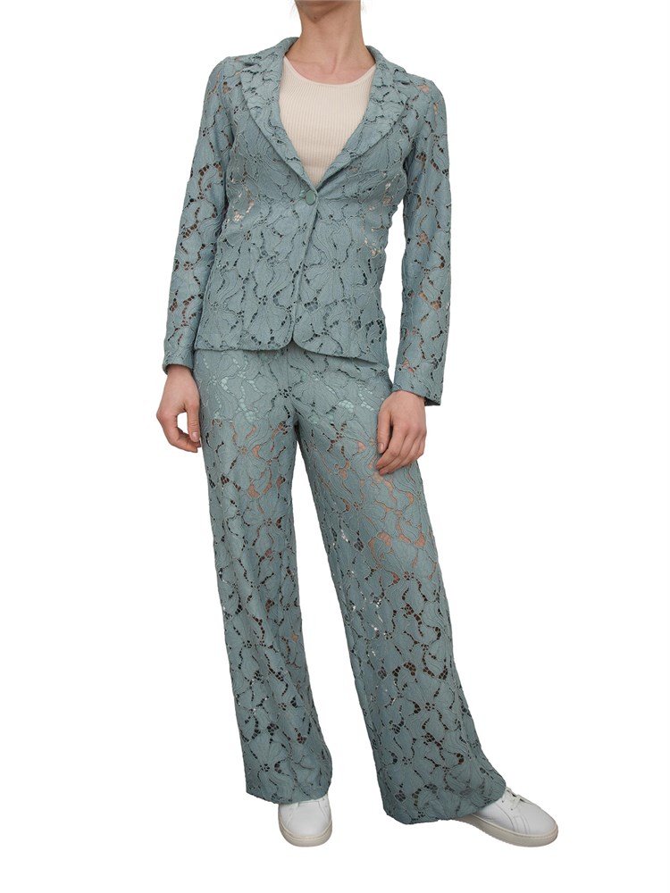Tailleur in pizzo Emme Marella verde