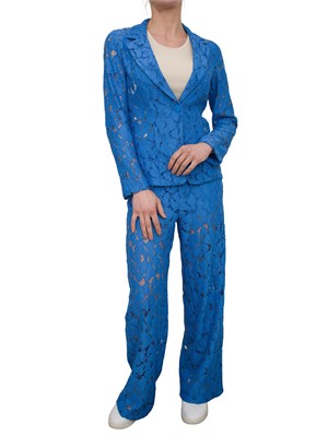 Tailleur in pizzo Emme Marella azzurro in DONNA