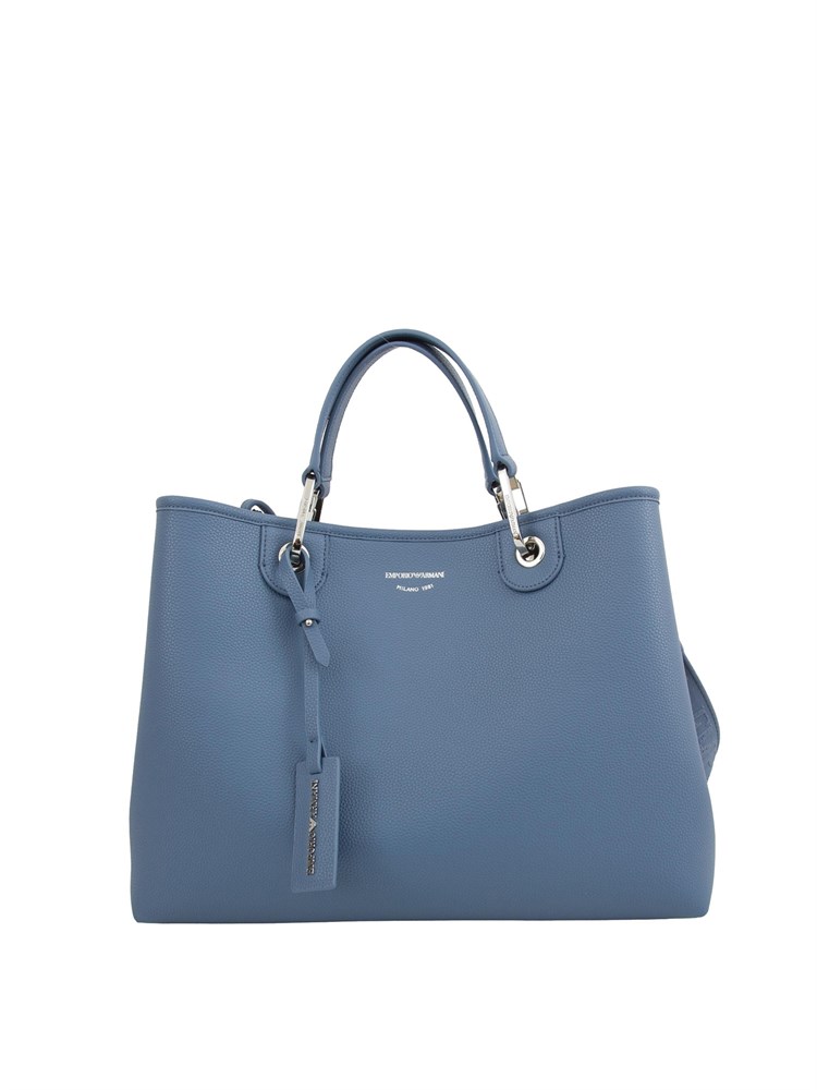 Shopper media Myea Emporio Armani stampa cervo azzurro