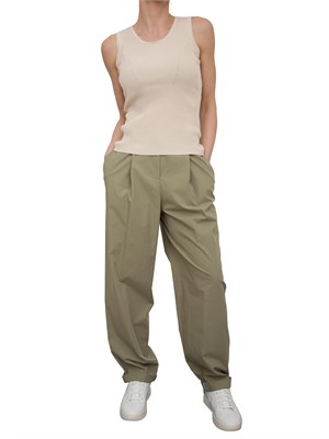 Pantalone baggy Nenette verde in DONNA