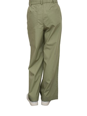 Pantalone gamba diritta Nenette verde in DONNA