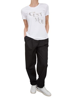 Pantalone baggy Nenette nero in DONNA