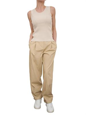 Pantalone baggy Nenette beige in DONNA