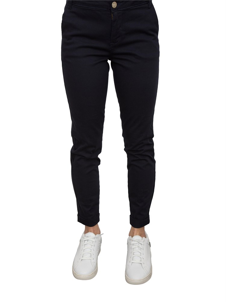 Pantalone chino in cotone Fracomina blu