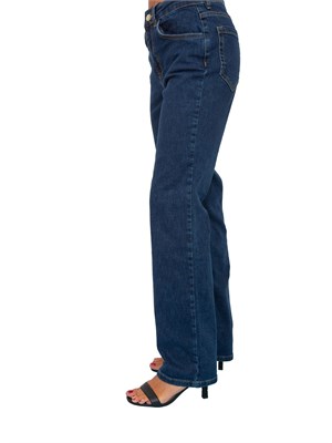 Jeans Emme Marella in denim blu scuro in DONNA
