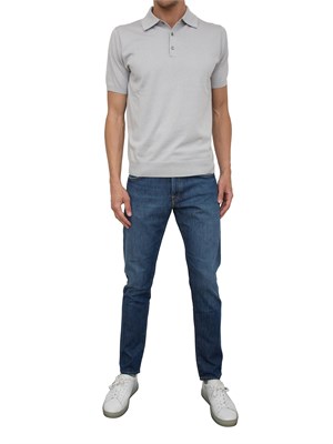 Jeans uomo denim 5 tasche PT Torino lavaggio scuro in UOMO