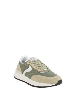 Sneakers Voile Blanche in suede e tessuto tecnico
verde in UOMO