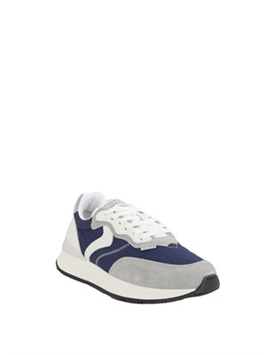 Sneakers Voile Blanche in suede e tessuto tecnico
blu in UOMO