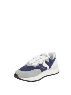 Sneakers Voile Blanche in suede e tessuto tecnico
blu in UOMO