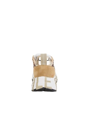 Sneakers Voile Blanche in suede e tessuto tecnico maculate in DONNA
