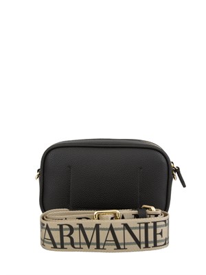 Camera case a tracolla Emporio Armani stampa cervo nero in DONNA