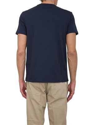 T-shirt blu Emporio Armani stampa granchio in UOMO