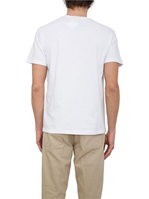 T-shirt bianca Emporio Armani in cotone con stampa logo in UOMO