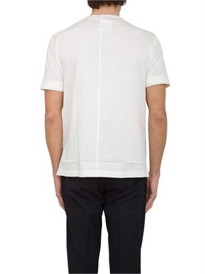 T-shirt in cotone mercerizzato Paolo Pecora bianco in UOMO