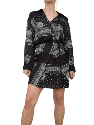 Mini abito a camicia Pinko stampa bandana in DONNA