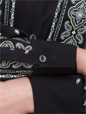 Camicia Pinko asimmetrica stampa bandana in DONNA