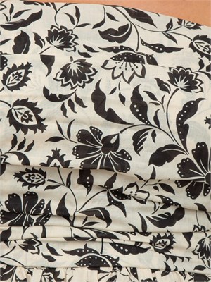 Abito midi iBlues in mussola di cotone con stampa floreale in DONNA