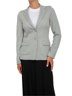 Giacca monopetto iBlues in jersey jacquard stretch in DONNA